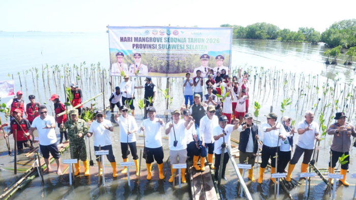 Semen Tonasa Ikut Program Penanaman 7.000 Mangrove di Pangkep, Dukung Pelestarian Pesisir