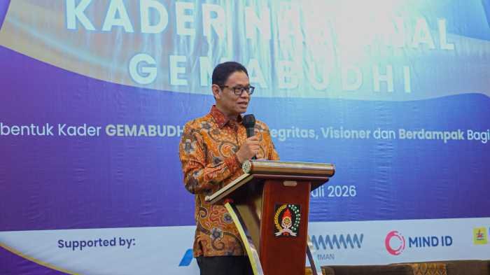 Pelatihan Kader Nasional GEMABUDHI Bahas Ketahanan Energi, Wamen ESDM Tekankan Peran Strategis Pemuda