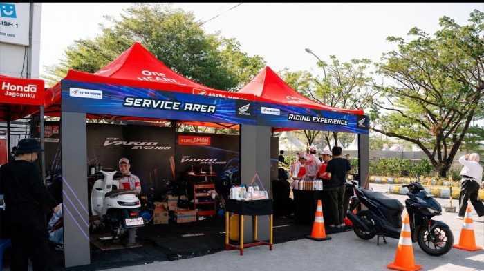 Honda Tutup Rangkaian Peluncuran New Vario Evo 160 Lewat Regional Public Exhibition di Latihan Pestapora Makassar