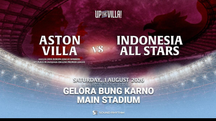 Aston Villa Tundukkan Indonesia All Stars 3-1, Arkhan Kaka Cetak Gol Hiburan