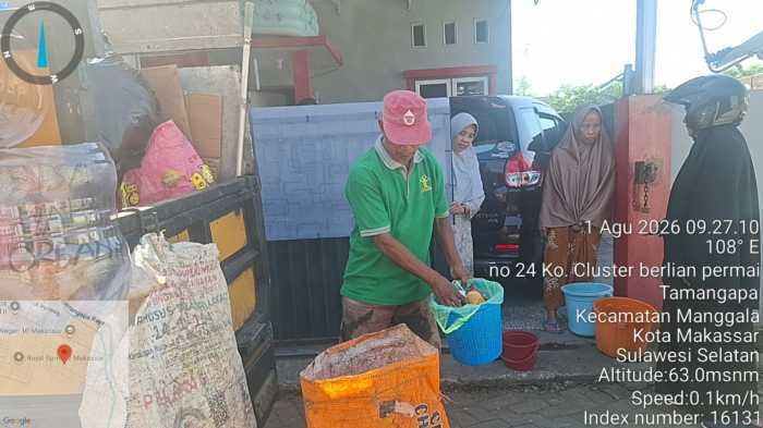 RT 04 Tamangapa Jadi Percontohan Pemilahan Sampah Berbasis Kolaborasi, Sudah Berjalan Sejak 2025