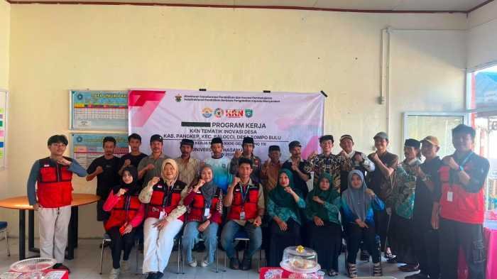 Mahasiswa KKN Unhas Ajarkan Warga Desa Tompo Bulu Olah Air Cucian Beras Jadi Pupuk Organik Cair