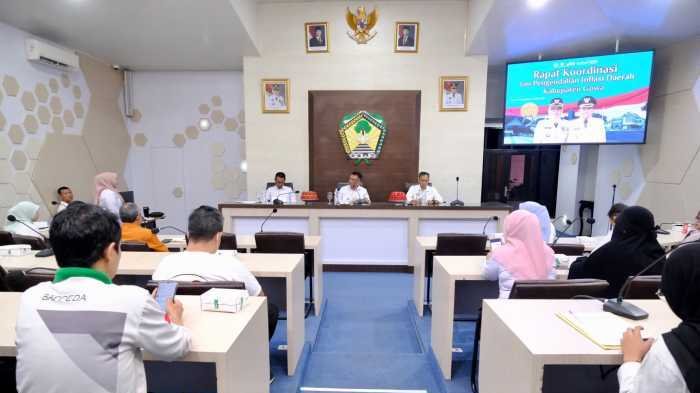 Buka Rakor TPID, Sekda Gowa Tekankan 4 Poin Pengendalian Inflasi Daerah