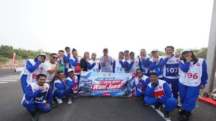 Ini Juara Kompetisi Safety Riding Nasional AHM, Asmo Sulsel Dapat 1 Juara