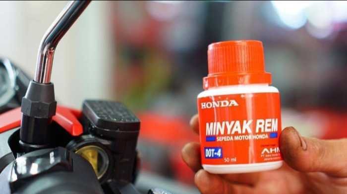 Minyak Rem Honda Tak Boleh Diabaikan, Kualitasnya Bisa Menurun karena Usia