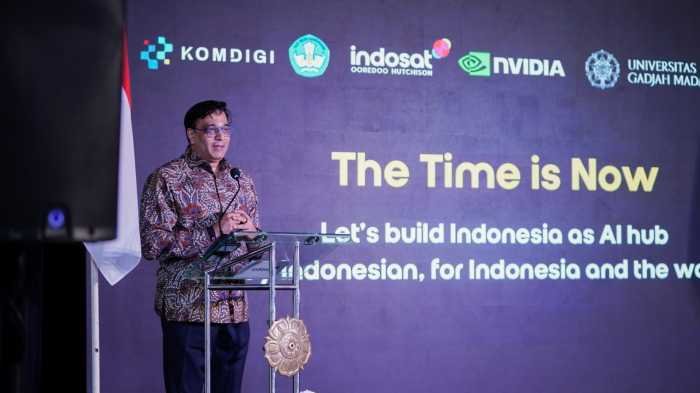 Kemkomdigi, Indosat, NVIDIA, dan UGM Resmikan Pusat AI Berbasis Kampus Pertama di Indonesia