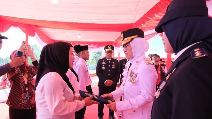 Upacara HUT ke-81 RI di Gowa Sukses, DIrangkaika Remisi untuk 481 Warga Binaan Lapas Narkotika