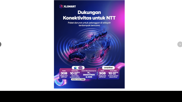 Pasca Gempa NTT, XLSMART Percepat Pemulihan Jaringan, Kini Tersisa 5 BTS Terdampak