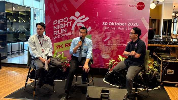 PIPO Night Run 2026 Digelar 30 Oktober 2026, Lari 7 Km Harga Tiket Mulai Rp175 Ribu