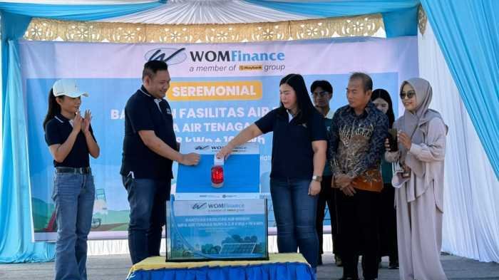 WOM Finance Salurkan Pompa Air Tenaga Surya, Akhirnya Sawah dan Kebun Warga Desa Sokkolia Gowa Makin Mudah Dapat Air 
