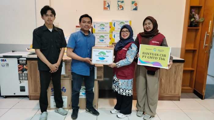 GMTD Salurkan Bantuan CSR untuk Warga Terdampak Gempa NTT