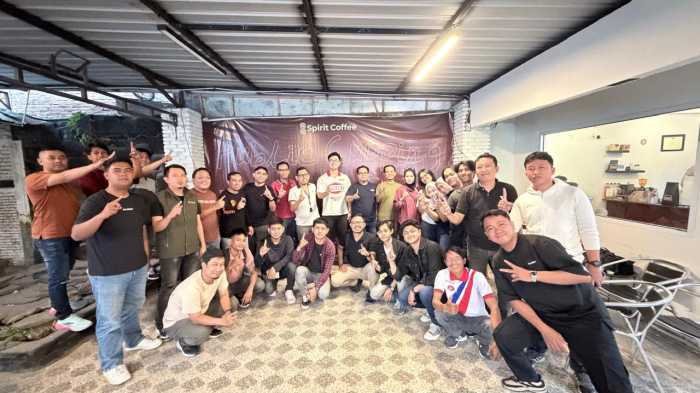 Asmo Sulsel Gelar Touring Merah Putih Bersama Dealer dan Finance Company di Pinrang