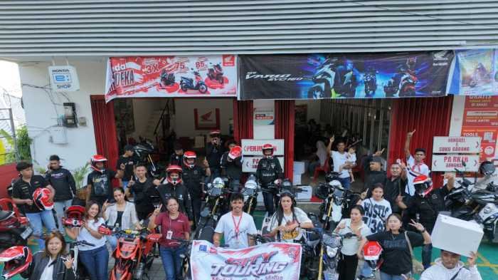 Dealer Maluku Graha Motor Ajak Komunitas Jelajah Ikonik Kota Ambon Pakai Honda CRF