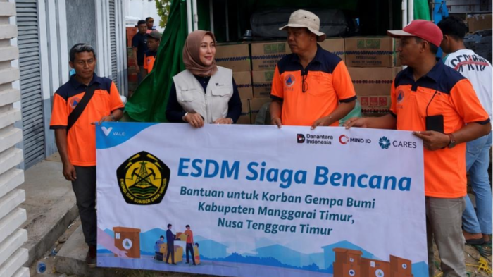 PT Vale Salurkan Bantuan untuk Korban Bencana di NTT