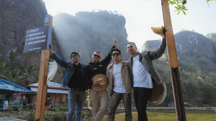 Ariel, Raffi Ahmad, Gading Marten, dan Desta Jelajah Rammang-Rammang, Pesona Karst Maros Jadi Sorotan