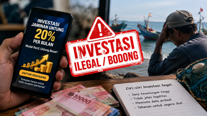 Meski Pendapatan Tak Menentu, Nelayan Diingatkan Bahaya Investasi dengan Iming-Iming Untung Cepat