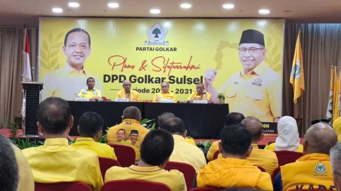 Golkar Sulsel Siapkan Pelantikan Pengurus, Pleno Bahas Penguatan Organisasi