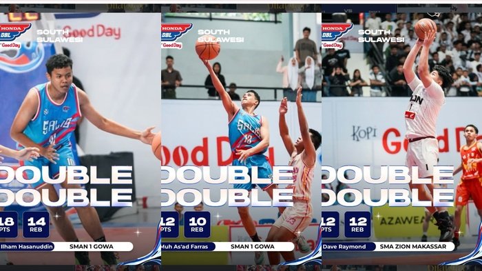 Sudah Tiga Pemain Cetak Double-Double di DBL South Sulawesi 2026, Ini Dia