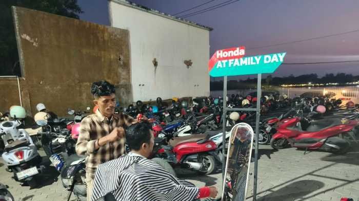 Honda AT Family Day Ramaikan Gowa, Ada Live Music hingga Cukur untuk Pria