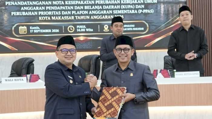 Banggar DPRD Makassar Minta BPKAD Koordinasikan Data Anggaran KUPA-PPAS Perubahan Makassar
