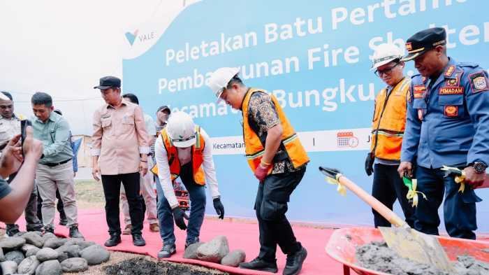 PT Vale Bangun Tempat Berlindung Kebakaran Pertama di Bungku Timur, Percepat Respons Kebakaran