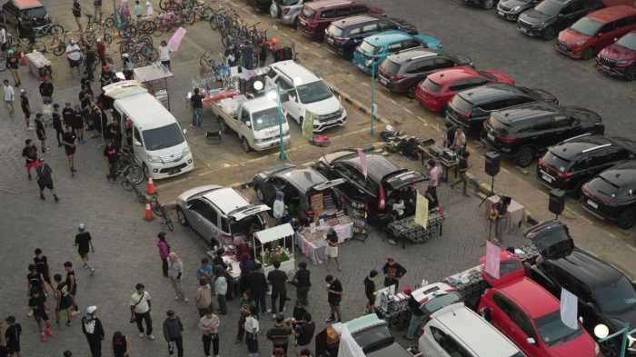 Area Parkir MaRI Disulap Jadi Ruang Kreatif, Diamaikan 15 UMKM dan Komunitas 