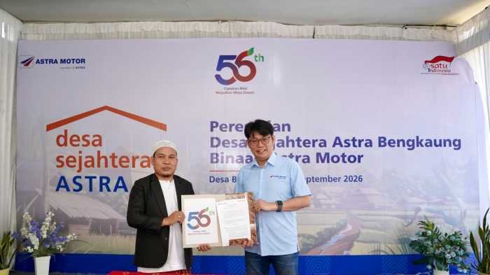 Astra Motor Resmikan Desa Sejahtera Astra Bengkaung, Dorong Potensi Desa secara Berkelanjutan