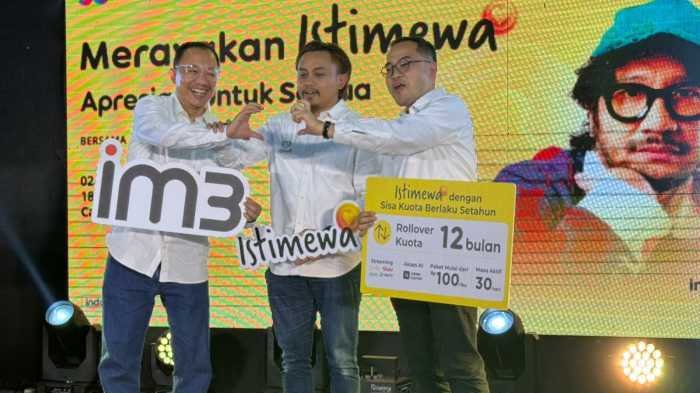 IOH Gandeng Kunto Aji Luncurkan IM3 Istimewa di Makassar, Kuota Besar Rollover, Nonton Gratis, hingga Akses Digital