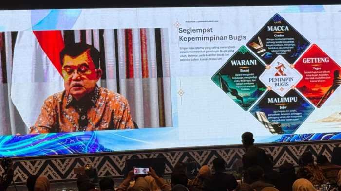 Jusuf Kalla Paparkan 4 Nilai Kepemimpinan Bugis di Makassar Leadership Summit 2026