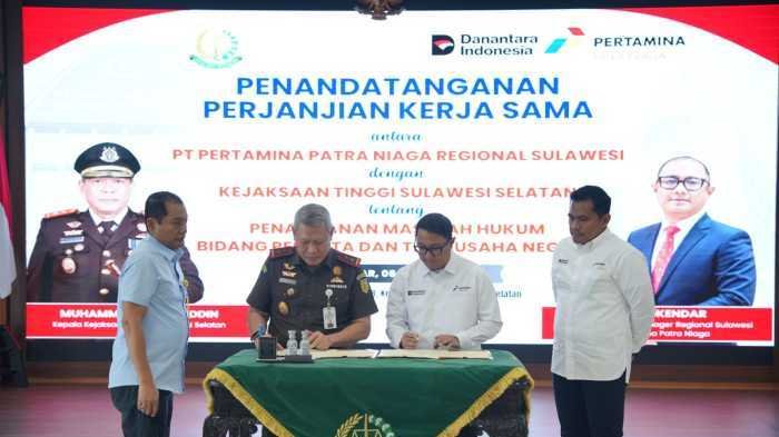 Pertamina Patra Niaga dan Kejati Sulsel Teken PKS, Perkuat Pengamanantamina Patra Niaga dan Kejati Sulsel Perkuat Sinergi Lewat Penandatanganan PKS