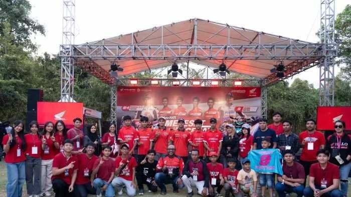 Asmo NTB Gelar Meet and Greet, Veda Ega dan Mario Aji Disambut Komunitas Honda di Mataram 