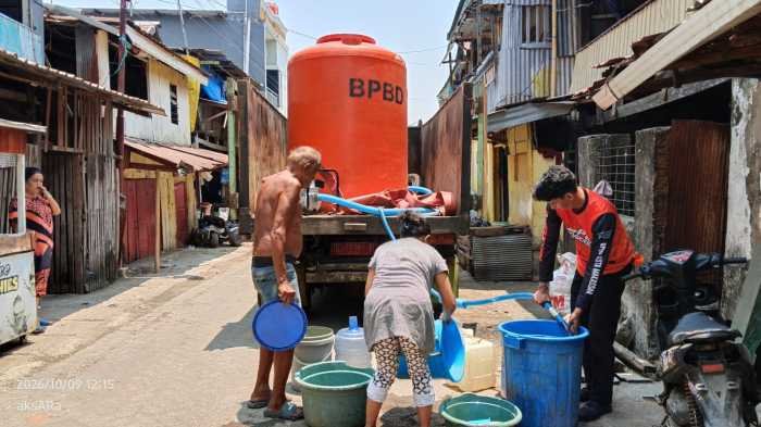 BPBD Makassar Salurkan 7,19 Juta Liter Air Bersih untuk 26 Ribu KK