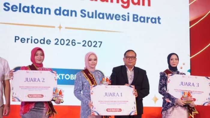 Chayra Safana Nuramni Jadi Duta Literasi Keuangan OJK Sulselbar 2026–2027