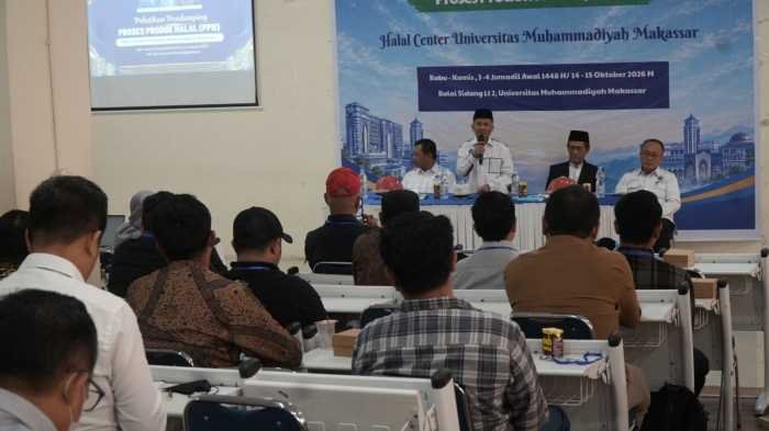 Unismuh Makassar Latih 113 Pendamping Halal, Bantu UMK Hadapi Tenggat Sertifikasi
