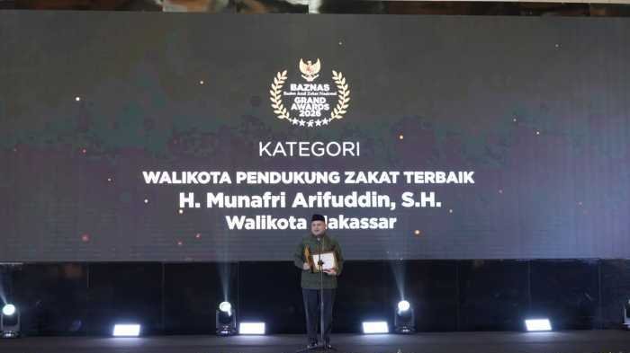 Munafri Arifuddin Raih Grand Baznas Award 2026, Dorong Makassar Jadi Kota Filantropi Nasional