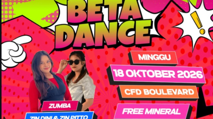 Astra Motor Gelar BeAT BETA Dance di CFD Boulevard Makassar Besok, Hadirkan Zumba dan Games