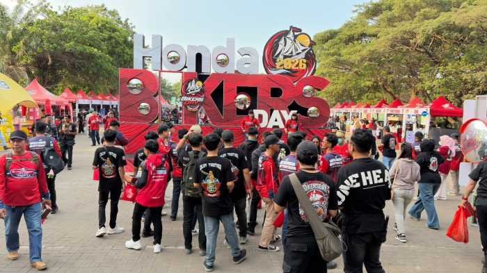 Honda Bikers Day 2026 di Makassar Dihadiri 3.000 Bikers, Ada dari Maluku