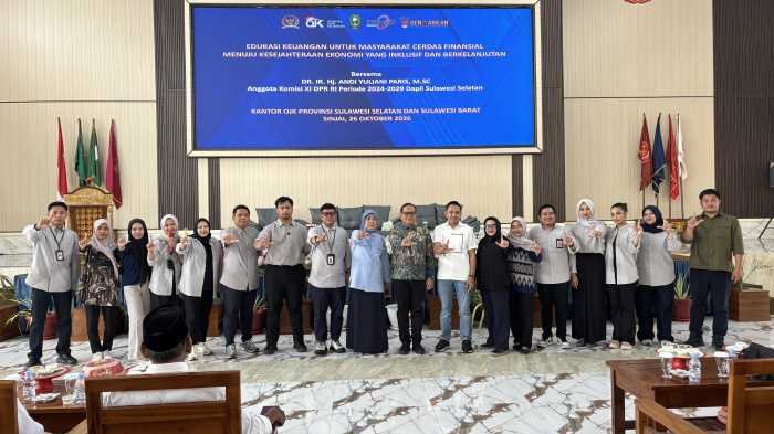 OJK dan Andi Yuliani Paris Edukasi Warga Sinjai soal Literasi Keuangan dan Investasi Ilegal